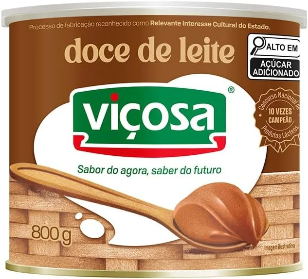 Doce De Leite Viçosa Puro 800G