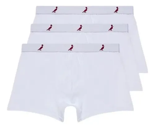Kit 3 Cuecas Boxer Algodão Reserva