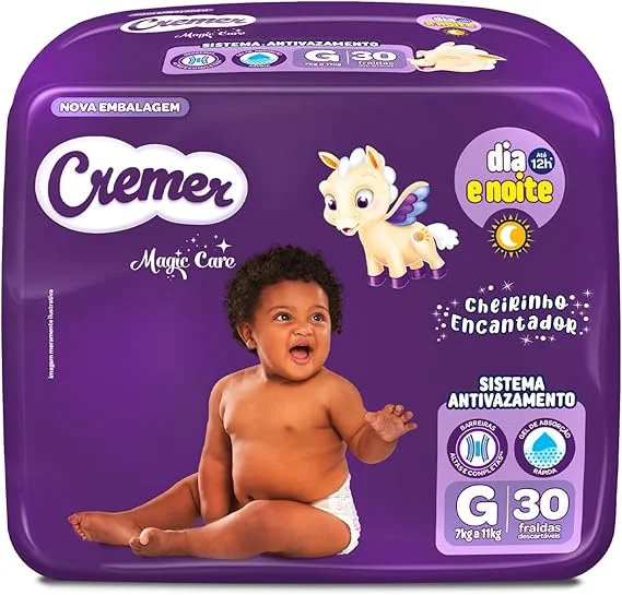 Fralda Cremer Econômica G 30 Unidades
