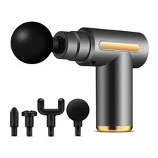 Massageador Elétrico Portátil Profissional Muscular Pistola Cor Preto