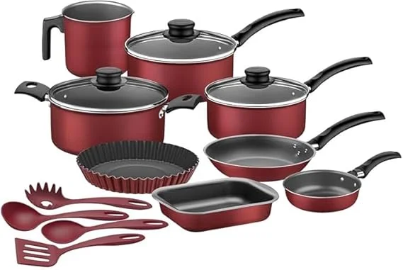 Kit para Cozinha 12 Peças com Jogo de Panelas e Utensilios Tramontina Turim