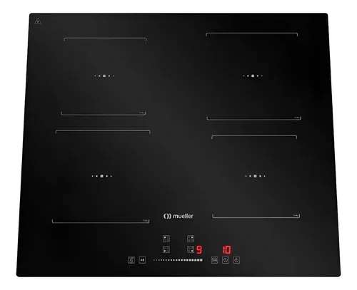 Cooktop De Indução Mueller 4 Bocas 7200w Painel Touch Preto 220v