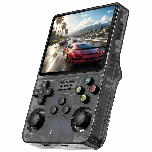 Console Portátil Retro Mini Game R36S Tela IPS 3.5" Polegadas Preto