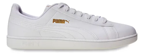 Tênis Casual Masculino E Feminino Up Puma Geométrico Branco/dourado 35 Br