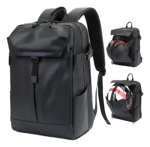 Mochila Notebook Impermeável Escolar Feminina Masculina Preto