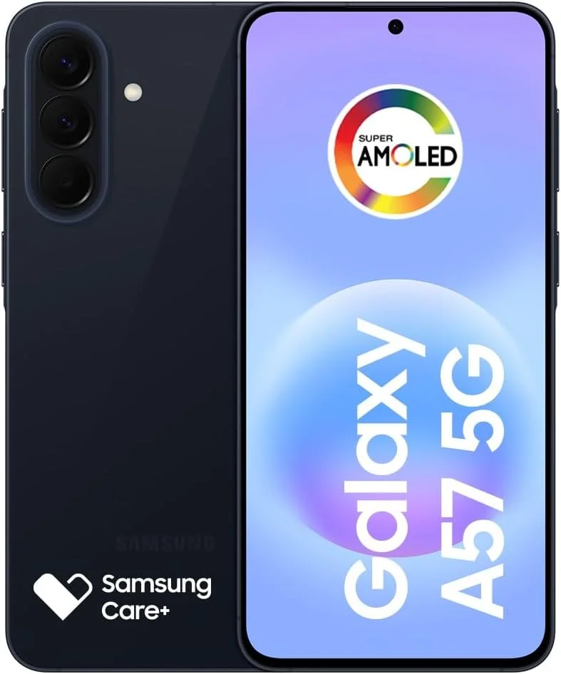 Celular Samsung Galaxy A57 5G 128GB, 8GB RAM, Câmera 50MP, IP68, Super AMOLED 6.7", Recursos AI (Azul Escuro)