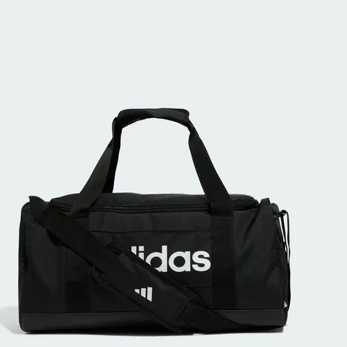 Mala Duffel Pequena Linear adidas Preto