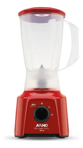 Liquidificador Arno Power Mix Lq11 1,25l 500w Verm Cor Vermelho 127v