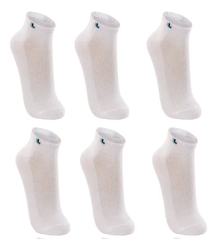 Kit Com 6 Pares De Meia Curta Algodão Adulto Lupo