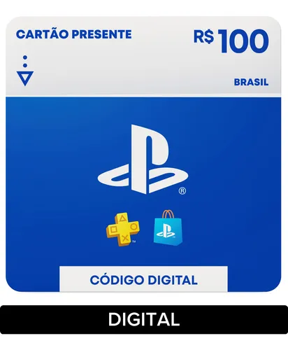 Sony Playstation Store Gift Card R$ 100 (digital)