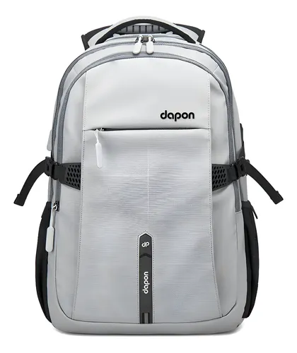 Mochila Dapon Dp0388 Impermeável Para Notebook 15,6 Com Usb 30l Cor Cinza