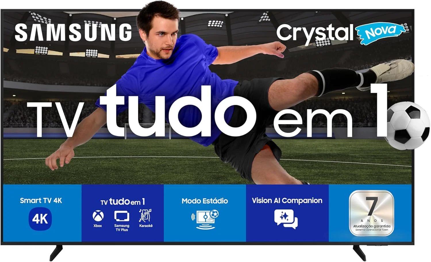 Samsung Smart TV 43" Crystal UHD 4K U8600F 2025
