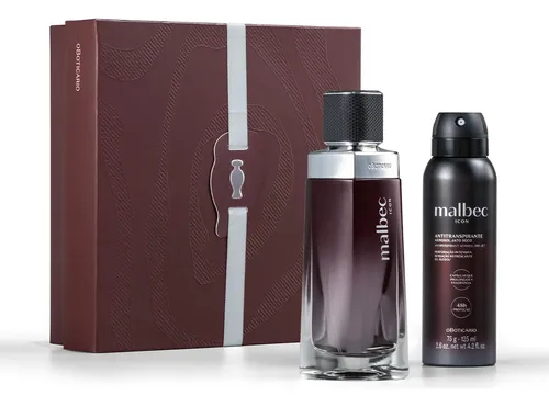 O Boticário Malbec Icon Kit Presente 2 Itens