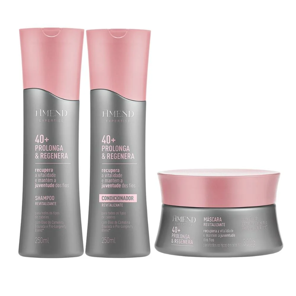 Kit Amend Expertise 40 + Shampoo Condicionador Máscara