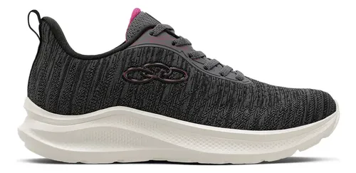 Tênis Olympikus Nyx Feminino Cinza Liso 41 Br