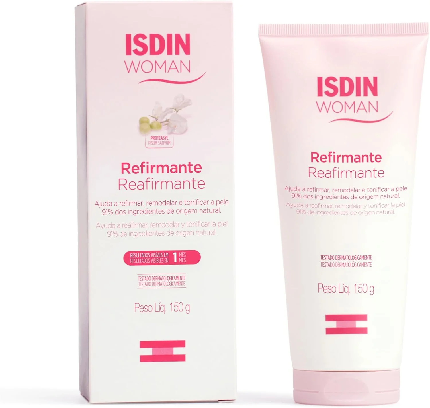 ISDIN Creme Firmador Corporal com Óleo de Rosa Mosqueta Woman Refirmante - 150g