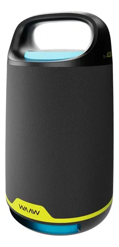 Caixa De Som Bluetooth Sem Fio Boombox Waaw By Alok Boom 200 80w Rms Preto 127/220v