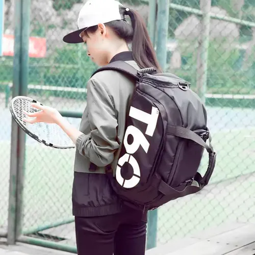 Mochila T60 Multiuso Impermeável Esportiva C Compartimentos Preto