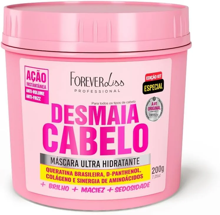 Máscara Desmaia Cabelo Forever Liss 200g