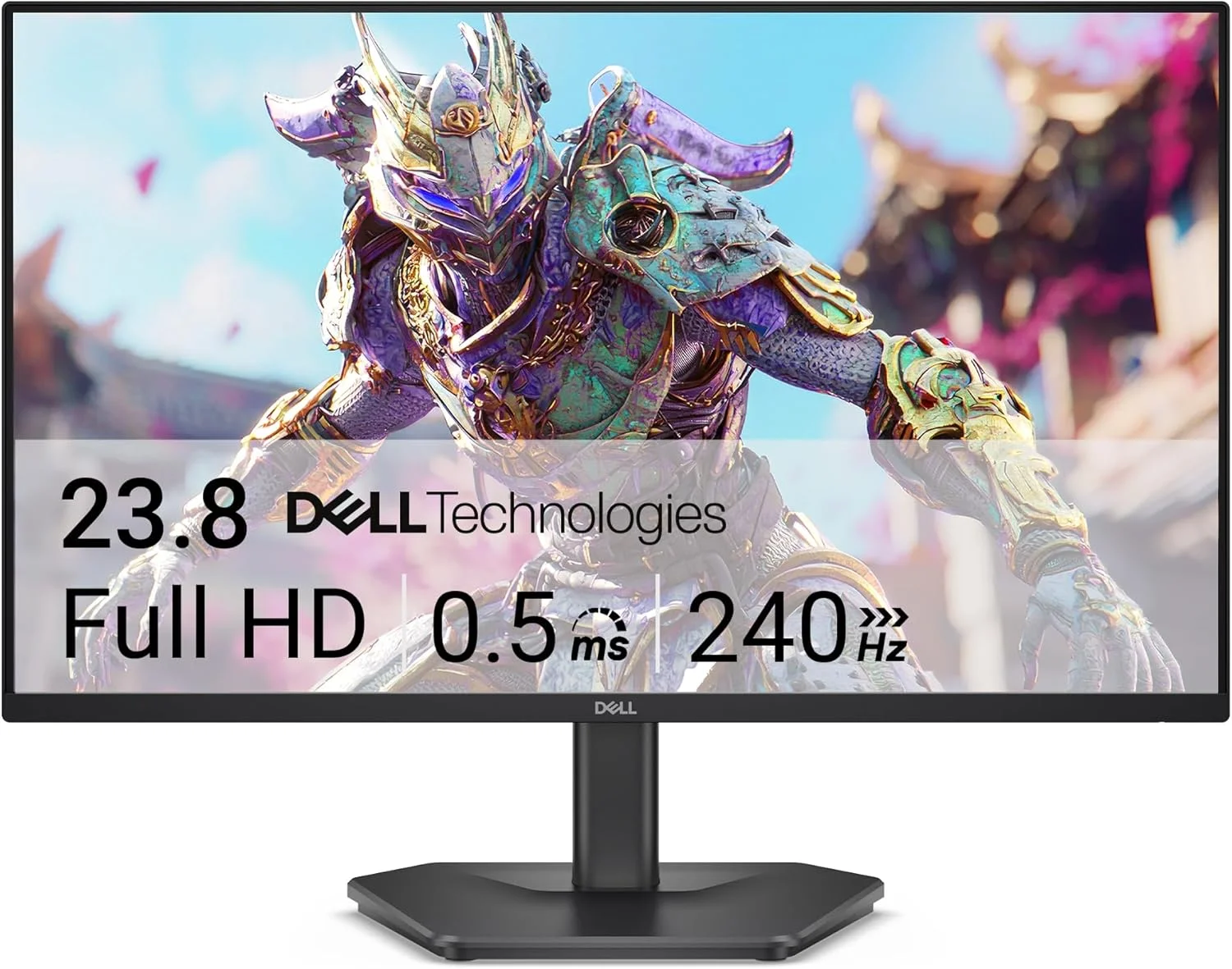 Monitor Dell 24" Full HD (1920 x 1080) - 240 Hz - Painel IPS, 0,5 ms GtG, Brilho de 300 nits, Conforto Ocular TÜV 3 Estrelas - SE2426HG