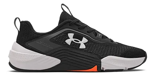 Tênis De Academia Tribase Reps 2 Se Unissex - Under Armour Preto E Laranja 41 Br