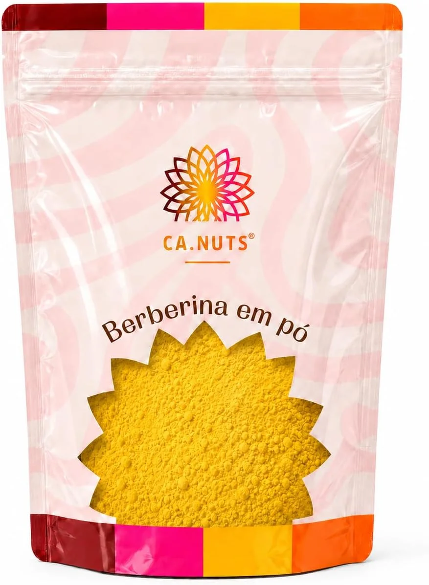 Berberina em Pó Pura Berberis Vulgaris HCL Alta Concentrado | Suplemento Natural Premium (100g)