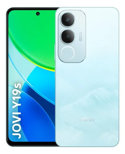 Smartphone Jovi Y19s 256gb, 4+4gb Ram Turbo, Câmera 50mp, Bateria 5500mah, Carregamento 15w, Tela 90hz - Azul Glacial