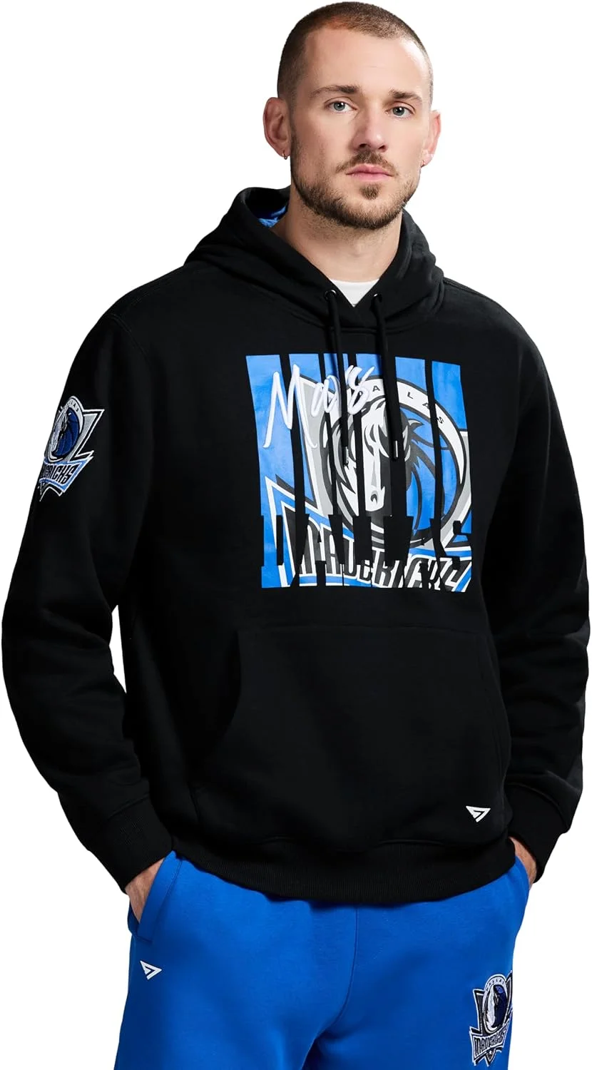 Suéter com capuz X Nba Officially Licensed Men's Long Sleeve Pullover Hoodie Fleece Heavyweight Sweatshirt GAME 7Masculino