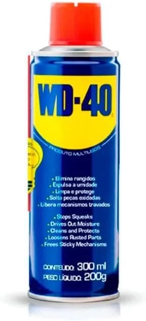 WD-40 Fórmula Original - Produto Multiusos Aerossol 300ml, 200g - Desengripa, lubrifica e protege contra ferrugem
