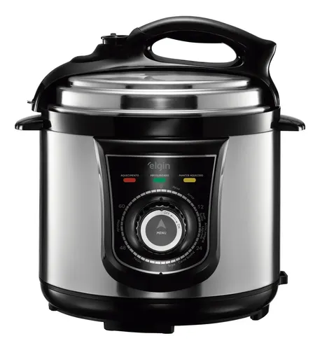 Panela Pressão Elétrica Elgin 42ppr 4 Litros 840w Aço Inox