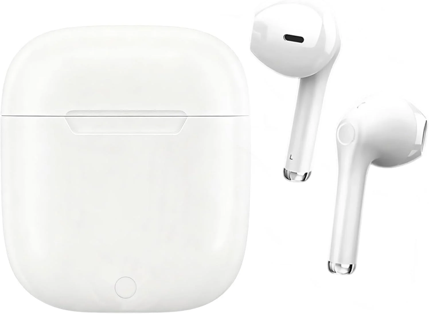 Fone de Ouvido Bluetooth, fone de ouvido sem fio Bluetooth 5.4, Cancelamento de Ruído, Bateria de 16h, Funciona em Todos os Celulares e Notebooks (Branco)