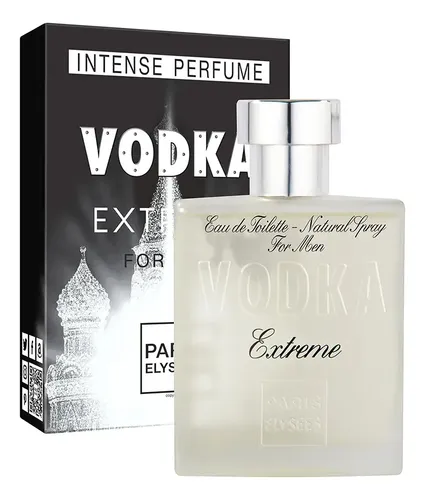 Perfume Vodka Extreme Paris Elysees Masculino Intense 100ml