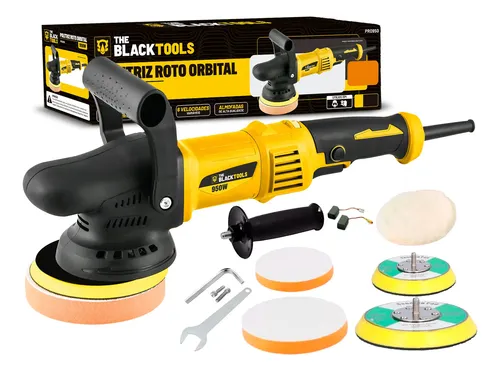 Politriz Roto Orbital Automotiva 5 E 6 Polegadas 950w 127v Amarelo 127v