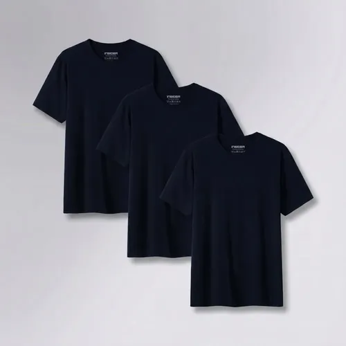 Kit 3 Camisetas  Light T-shirt Insider Azul-marinho M