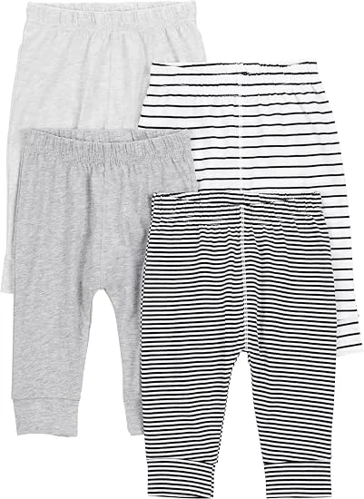 Calças Pacote com 4 calças neutras Simple Joys by Carter'sUnisex Bebê