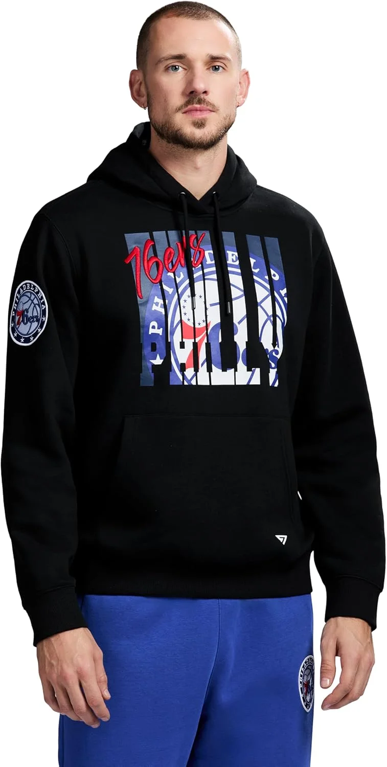 Suéter com capuz X Nba Officially Licensed Men's Long Sleeve Pullover Hoodie Fleece Heavyweight Sweatshirt GAME 7Masculino