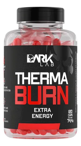 Termogênico Therma Burn 210mg De Cafeína 120 Caps Dark Lab Sabor Sem Sabor