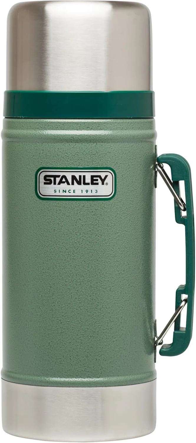 Stanley Frasco de alimentos clássico lendário isolado a vácuo – aço inoxidável, recipiente naturalmente livre de BPA – mantém alimentos/líquidos quentes ou frios por 15 horas – resistente a