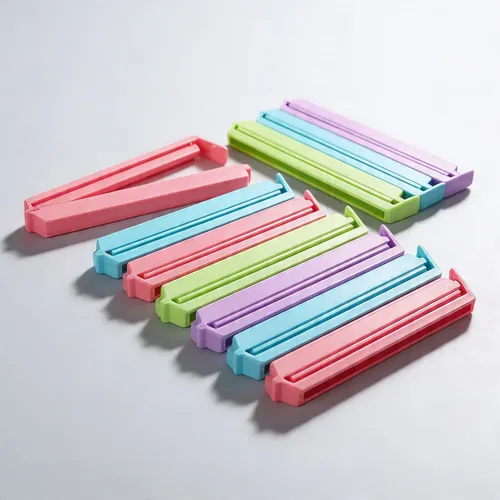 Prendedor De Embalagens Clips Colorido 3 Tamanhos -kit 12 Un