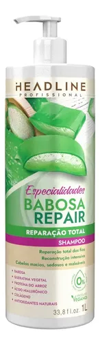 Shampoo Headline Especialidades Babosa Repair 1l