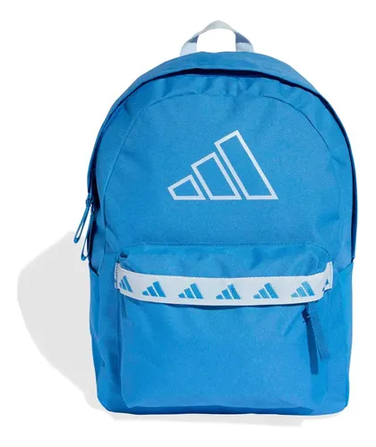 Mochila Clássico Fita adidas Azul Liso