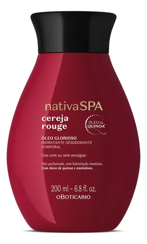 O Boticário Nativa Spa Cereja Rouge Óleo Hidratante Corporal Cereja Rouge