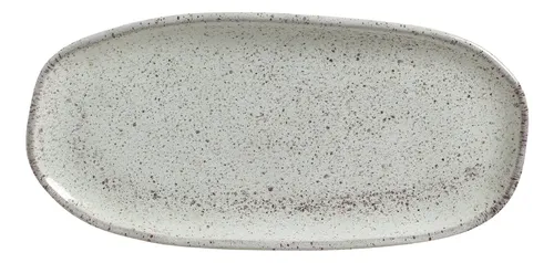 Jogo C/ 4 Travessas Oval Rasa Pequena Orgânico Pistache 23x11cm Porto Brasil Verde Menta