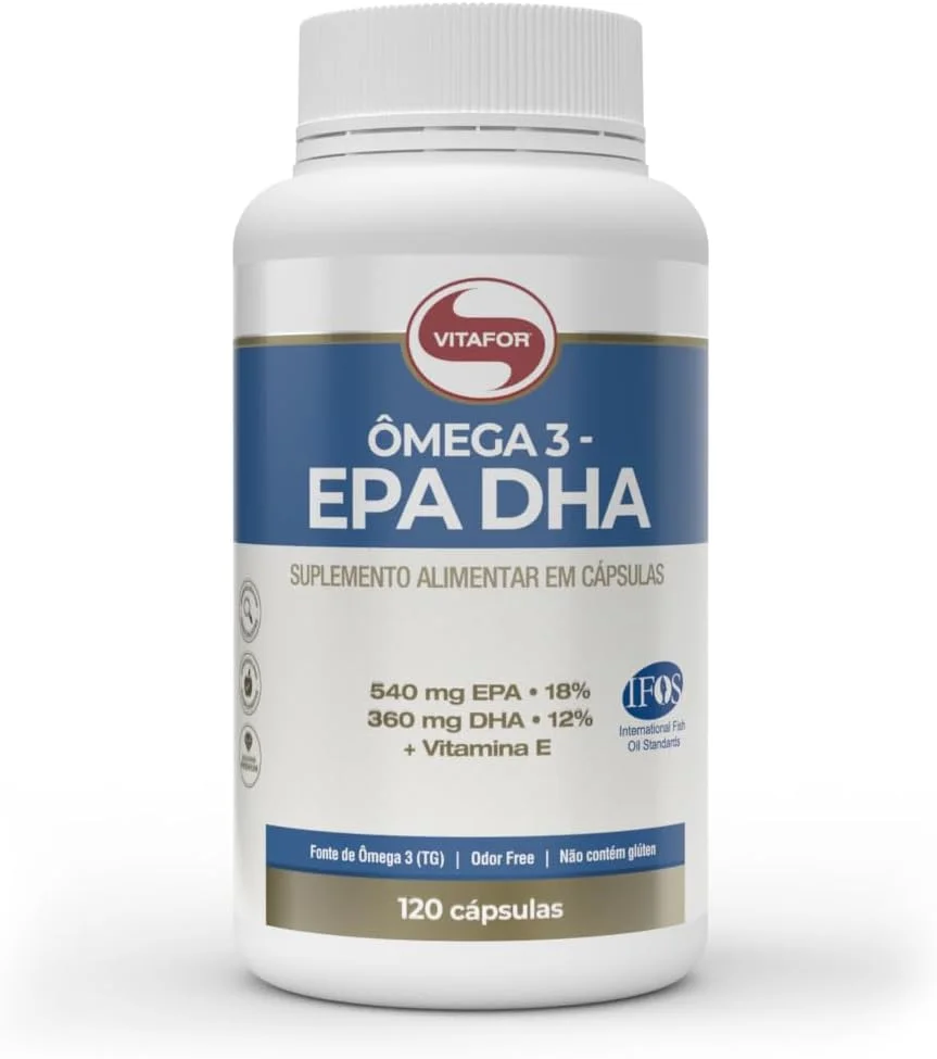 Ômega 3 EPA DHA 1g (120 Caps), VitaFor