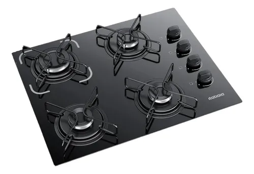 Cooktop Fogão Itatiaia Essencial 4 Bocas Bivolt Preto Preto 127/220v