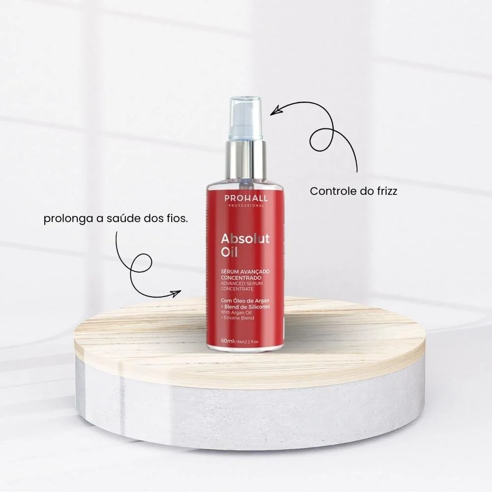 Oleo Prohall Reparador Brilho Maciez Proteção Capilar 60 ml