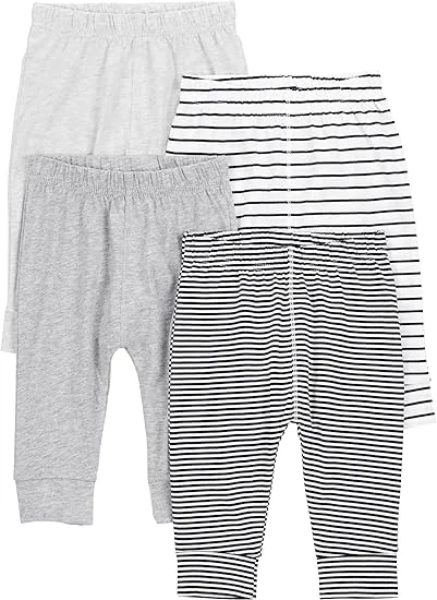 Calças Pacote com 4 calças neutras Simple Joys by Carter'sUnisex Bebê