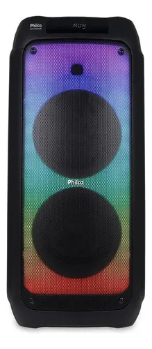 Caixa De Som Amplificada Philco Pcx7200 Bluetooth-1350w Preta 127/220v