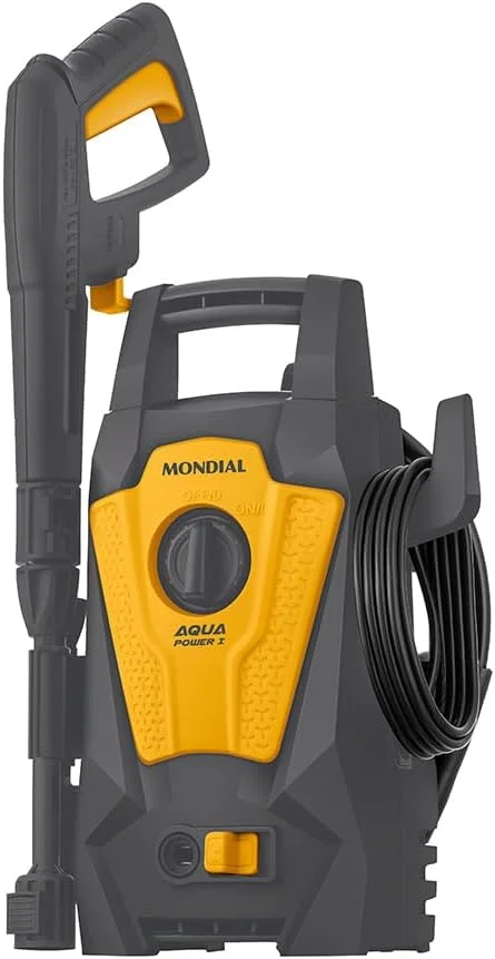 MONDIAL Lavadora de Alta Pressão Aqua Power I, Cinza/Amarelo, 1400W, 110V - LAP-01-GY