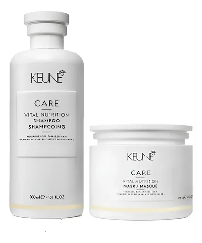 Keune Shampoo 300ml + Máscara 200ml Vital Nutrition